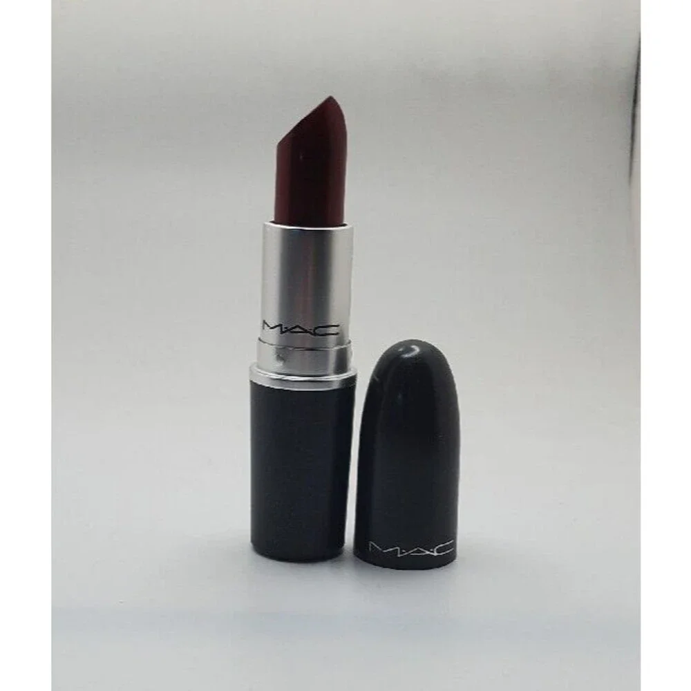MAC DARE YOU #207 Lipstick ~ Deep Brown Red Pearl Cremesheen ~RETIRED